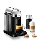 Nespresso BNV250CRO1BUC1 Vertuo Coffee and Espresso Machine, Chrome