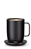 Ember Temperature Control Smart Mug 2, 14 Oz, App-Controlled Heated Coffee Mug with 80 Min Battery Life and Improved Design, Black