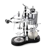 Diguo Belgian/Belgium Balance Siphon/Syphon Coffee Maker. Elegant Double Ridged Fulcrum with Tee handle