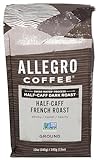 Allegro Coffee Half Caff, French Roast Ground Coffee, 12 oz