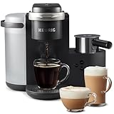 Keurig K-Cafe K-Duo Single Serve Coffee, Latte and Cappuccino Maker, 32 K-Cup Pods, Dark Charcoal