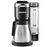 Keurig K-Duo Plus Single Serve & Carafe Coffee Maker, Multi-Position 60oz Removable Reservoir, Programmable Auto Brew Carafe, Black