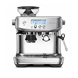 Breville the Barista Pro Espresso Machine with Grinder & Milk Frother, Espresso Maker with Seconds Heat Up, Cappuccino & Latte Machine for Home, BES878BSS, Brushed Stainless Steel